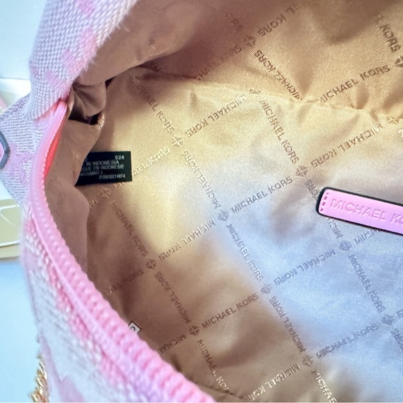 Michael Kors Maisie Large Waist Fanny Belt Pack Crossbody Bag MK Carnation - Picture 12 of 15